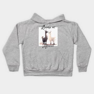 Llama or Alpaca? Kids Hoodie